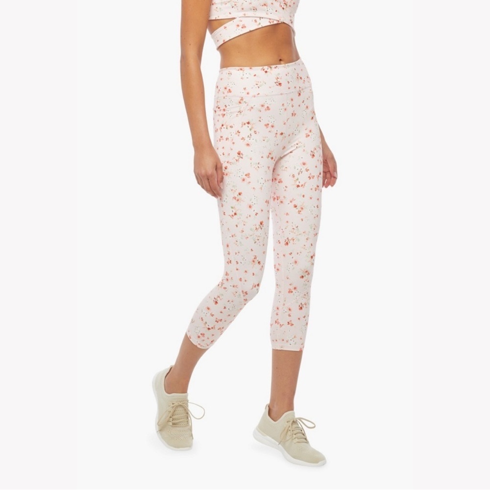 NWOT JastFab High-Waisted Cropped Pocket Active Leggings, size XXL